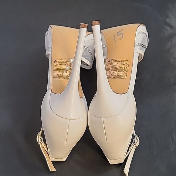 BRAND NEW RAMPAGE HIGH HEEL STILETTOS ADJUSTABLE BUCKLE STRAP SANDAL G1 - Picture 15 of 16